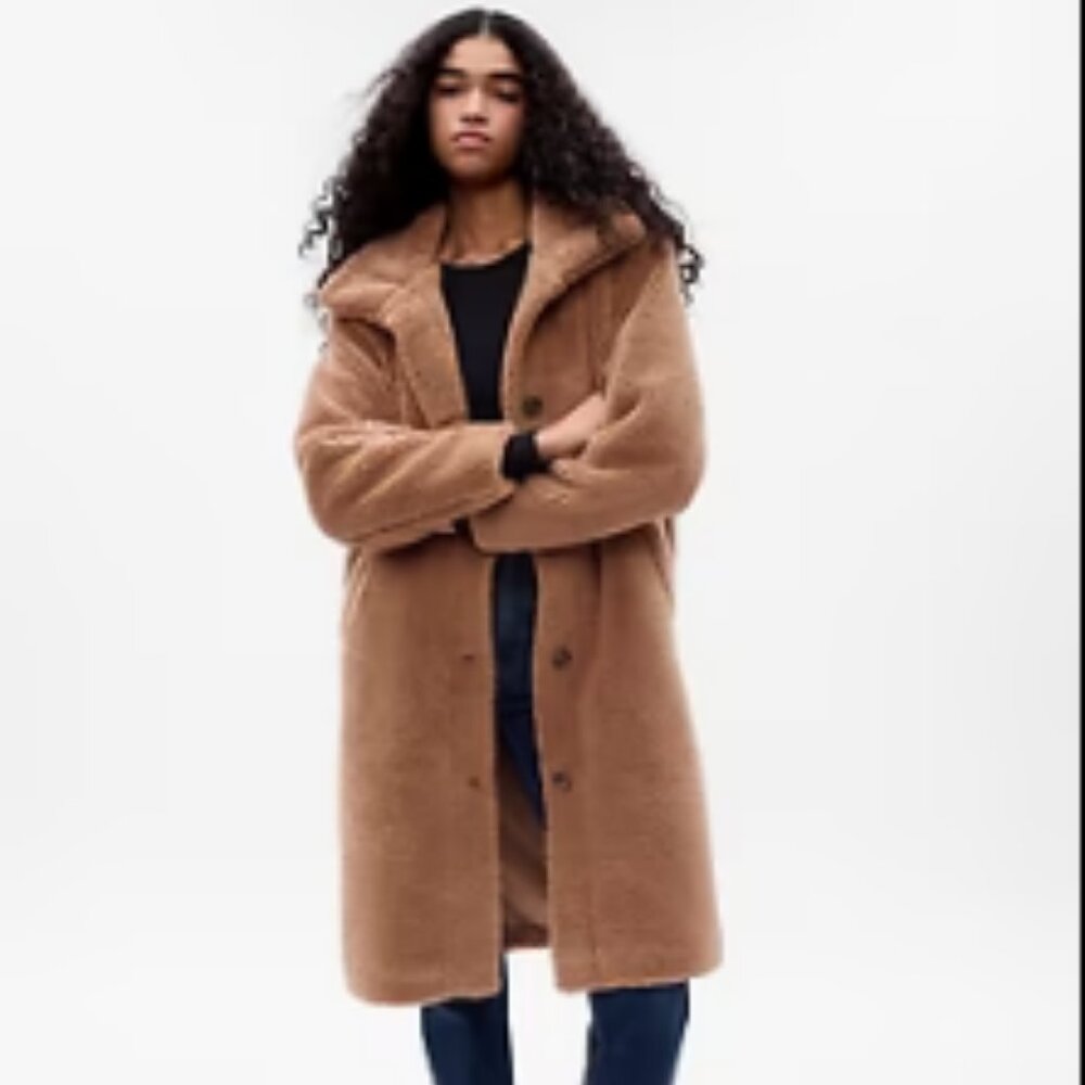 GAP Long Sherpa Coat